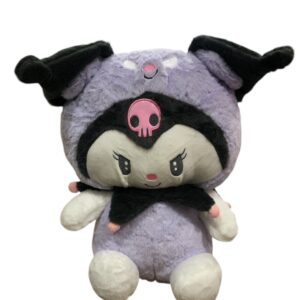 kuromi violeta c/ pompom