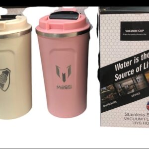 Taza termica con pantalla que dice la temperatura