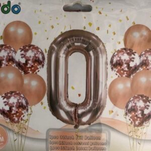 Set de globos c/ número Rosa (LT-37770)