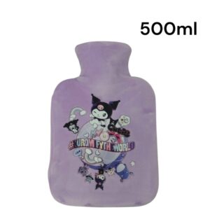 Bolsa de agua caliente c/funda de kuromi 500ml