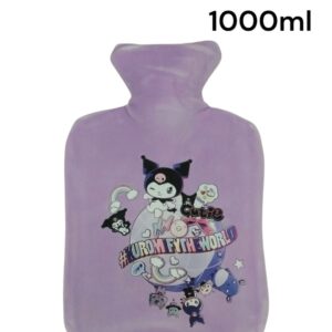 Bolsa de agua caliente con/funda de kuromi 1000ml