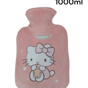 Bolsa de agua caliente c/funda de hello kitty 1000ml