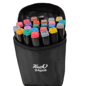 Marcadores Doble punta de 24pcs