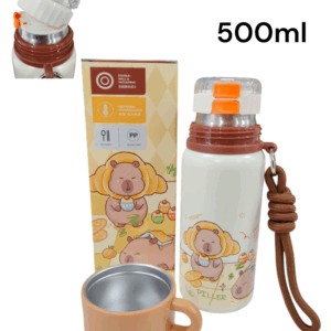 Termo c/doble pico Capibara de 500ml