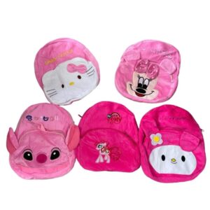 Mochila peluche de personajes nena