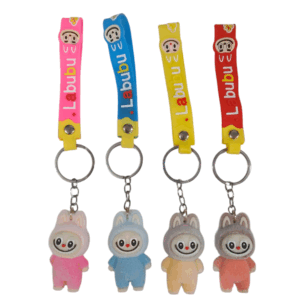 Llavero labubu c/pelitos