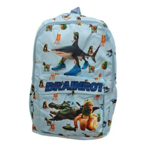 MOCHILA BRAIN ROT AZUL