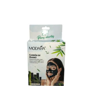 MASCARILLA DE CARBÓN DE BAMBÚ X10u